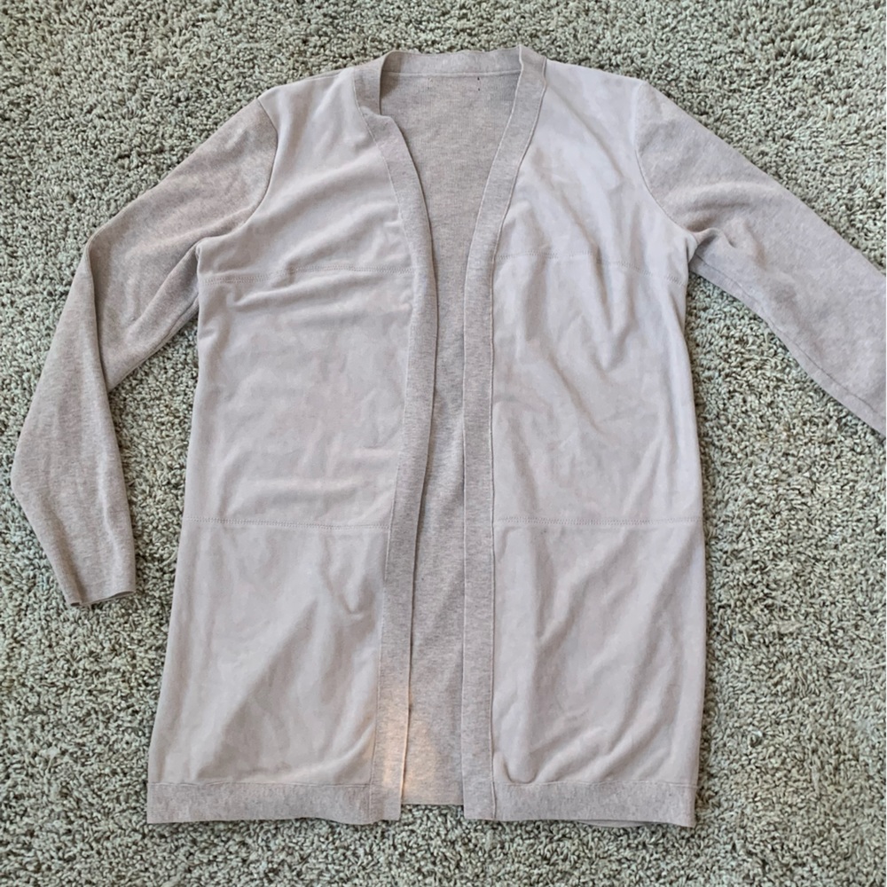 Beige suede cardigan Calvin Klein
